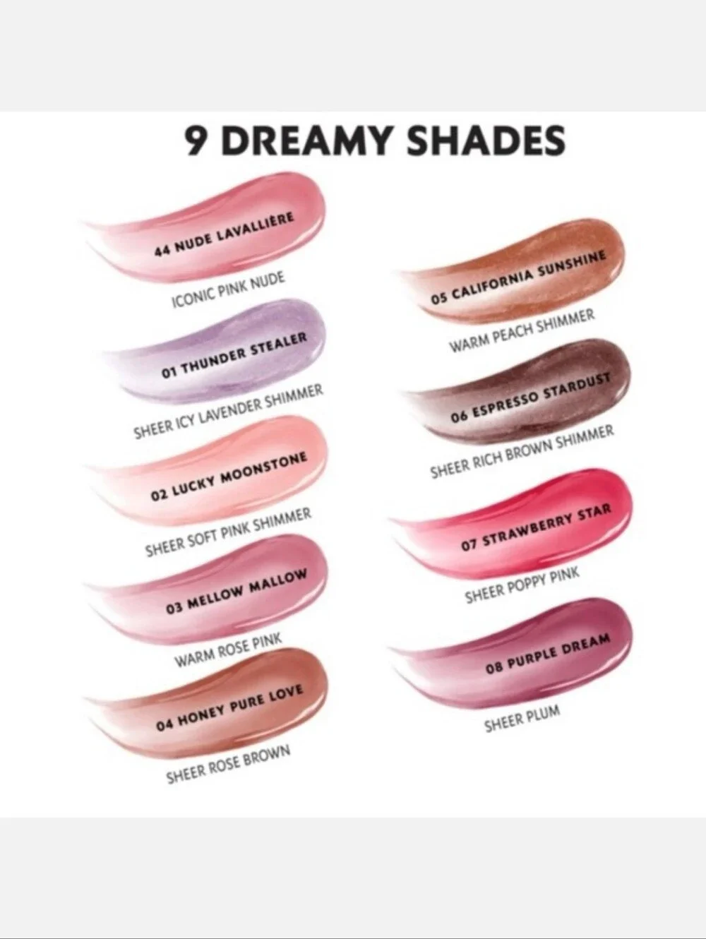 YSL Loveshine Plumping Lip Oil Gloss • #1 Thunder Stealer (Sheer Icy Lavender)